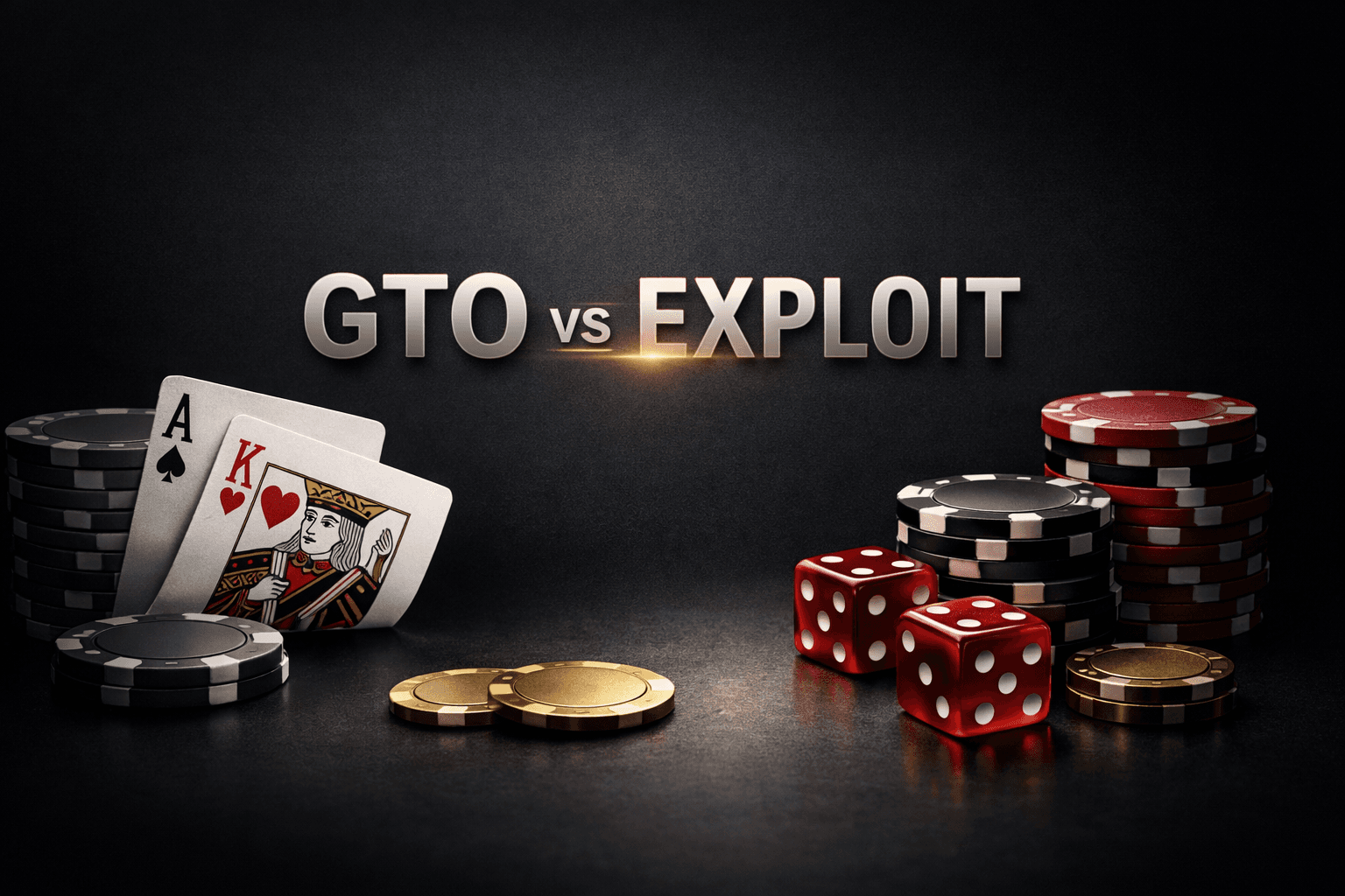 GTO vs 익스플로잇: 포커 전략의 두 축을 완전히 이해하고 실전에 적용하는 법