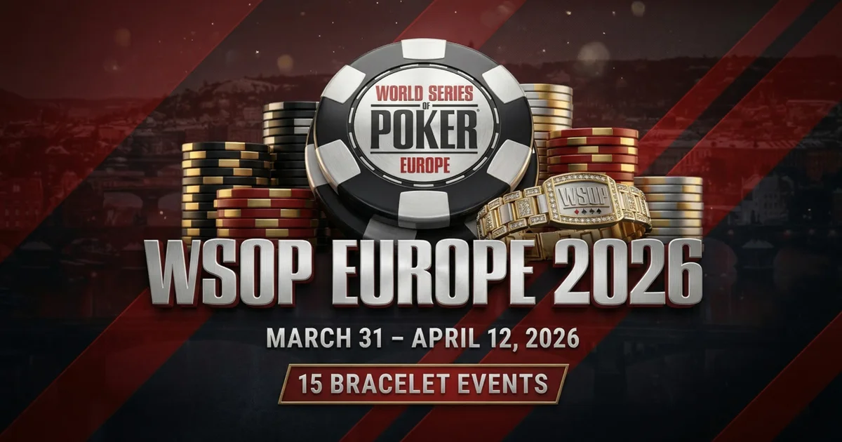 WSOPE 유럽 2026 대회 정보 — 03.31 ~ 04.12