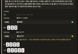 이게 왜 폴드인지 이해가 안되네