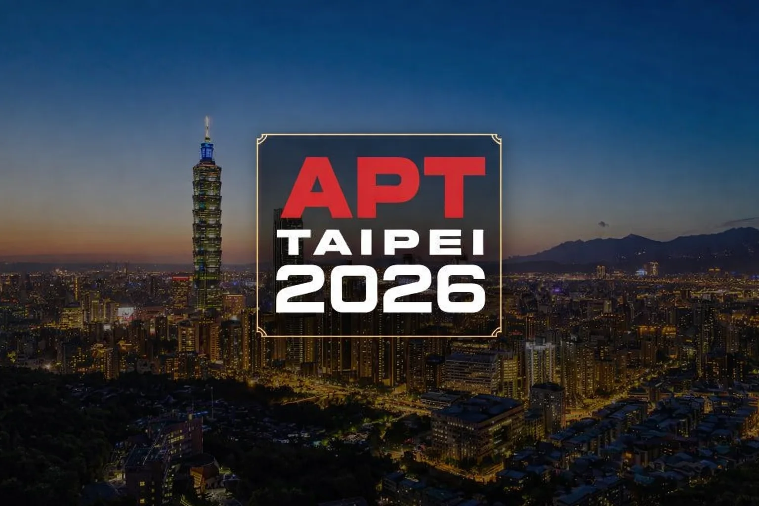 2026 APT 타이베이 대회 일정 및 정보 총정리