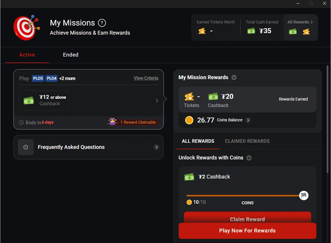 coinpoker reward