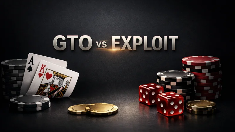 GTO vs 익스플로잇: 포커 전략의 두 축을 완전히 이해하고 실전에 적용하는 법