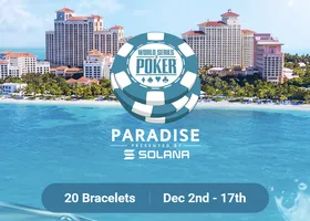 WSOP 파라다이스 2026 일정 안내 | 12월 2일(수) ~ 12월 17일(목)