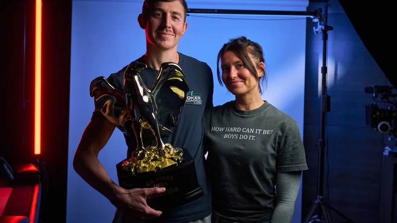 결승 테이블에서 만난 연인 — 브록 윌슨, 여자친구 꺾고 US 포커 오픈 제패