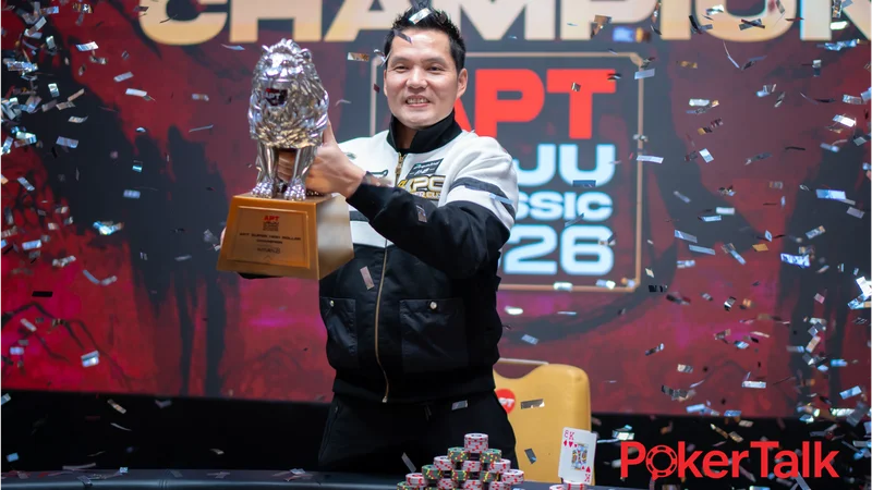 Ren Lin storms back from 2BB to win APT Jeju Super High Roller
