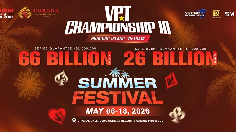 2026 VPT 챔피언십 3 대회 일정 총정리 – 5월 6일 푸꾸옥 개막