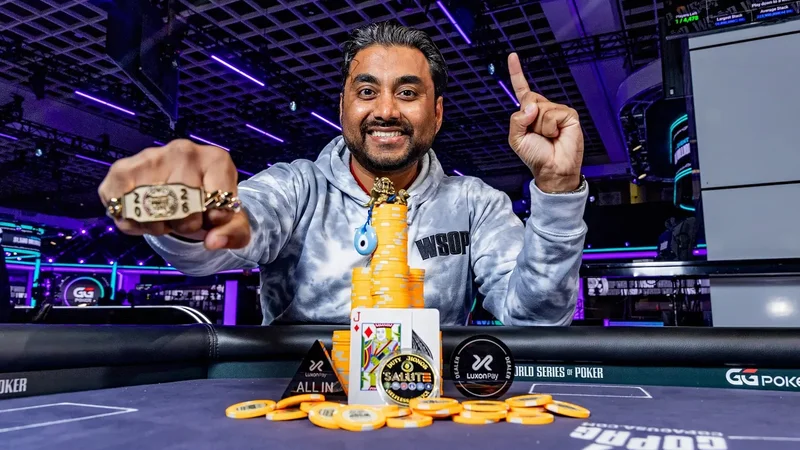 프라샨스 나타라지 WSOP 살루트 투 워리어스 우승