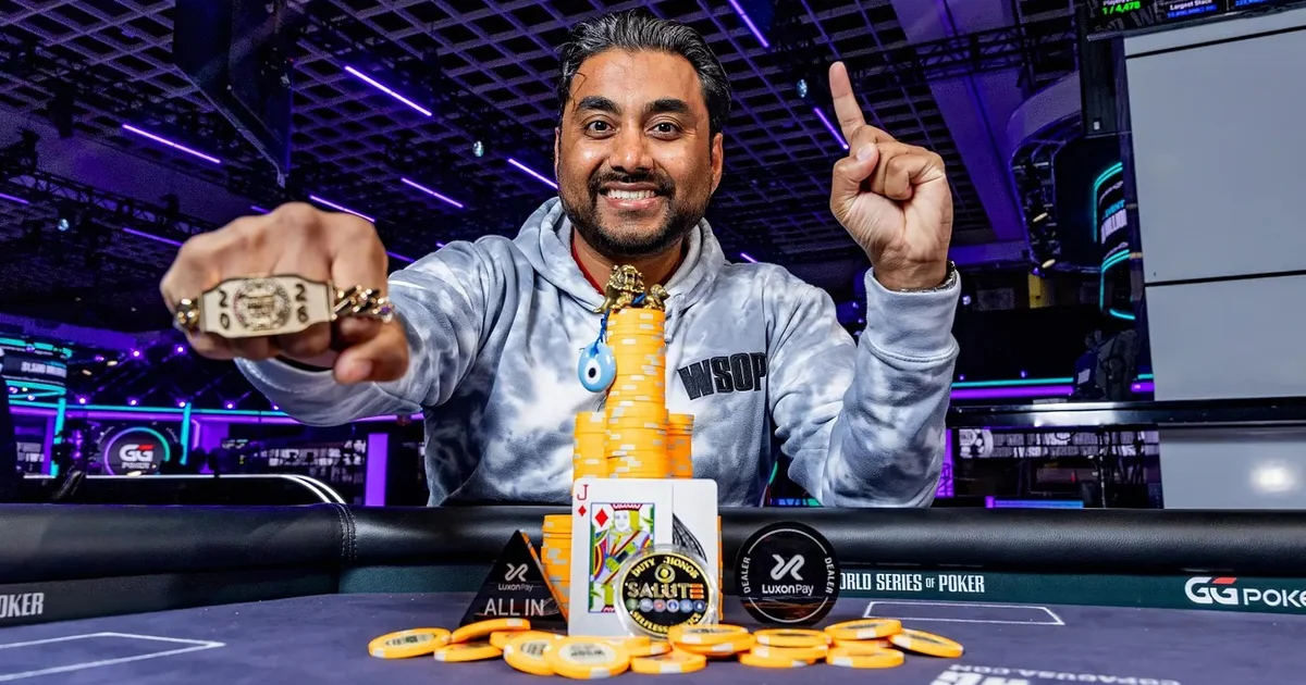 프라샨스 나타라지 WSOP 살루트 투 워리어스 우승
