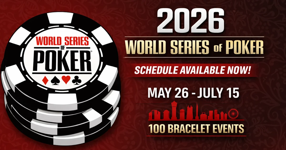 2026 WSOP (World Series of Poker) 대회 일정 및 정보 총정리