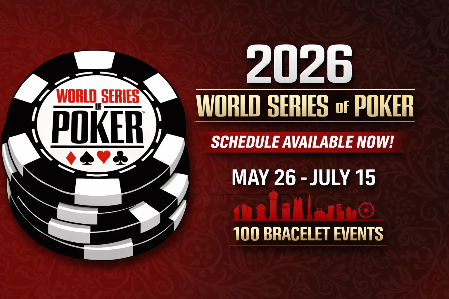 2026 WSOP (World Series of Poker) 대회 일정 및 정보 총정리