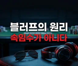 블러프는 상대를 속이는 기술이 아니다 — 블러핑의 원리와 작동 방식