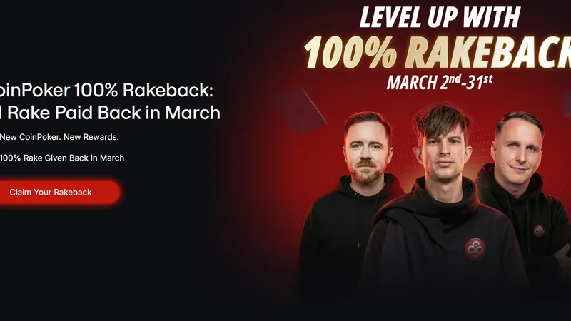 "레이크백 100%"라는 말, 곧이곧대로 믿어도 될까? — 코인포커 3월 프로모션 냉정하게 뜯어보기