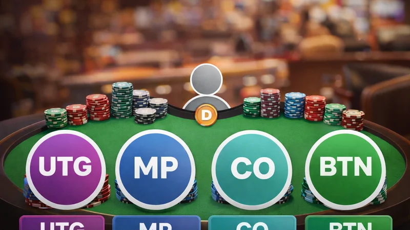 포커 포지션 완전 가이드: UTG · MP · CO · BTN 전략과 레인지 총정리