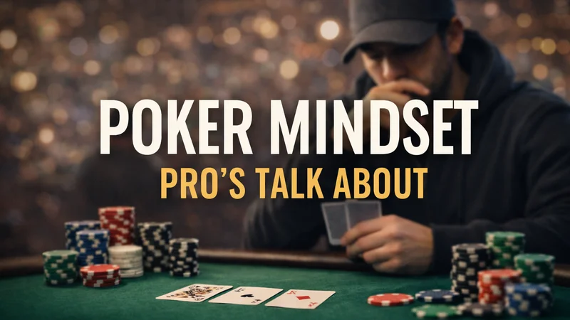 프로들이 말하는 포커 마인드셋